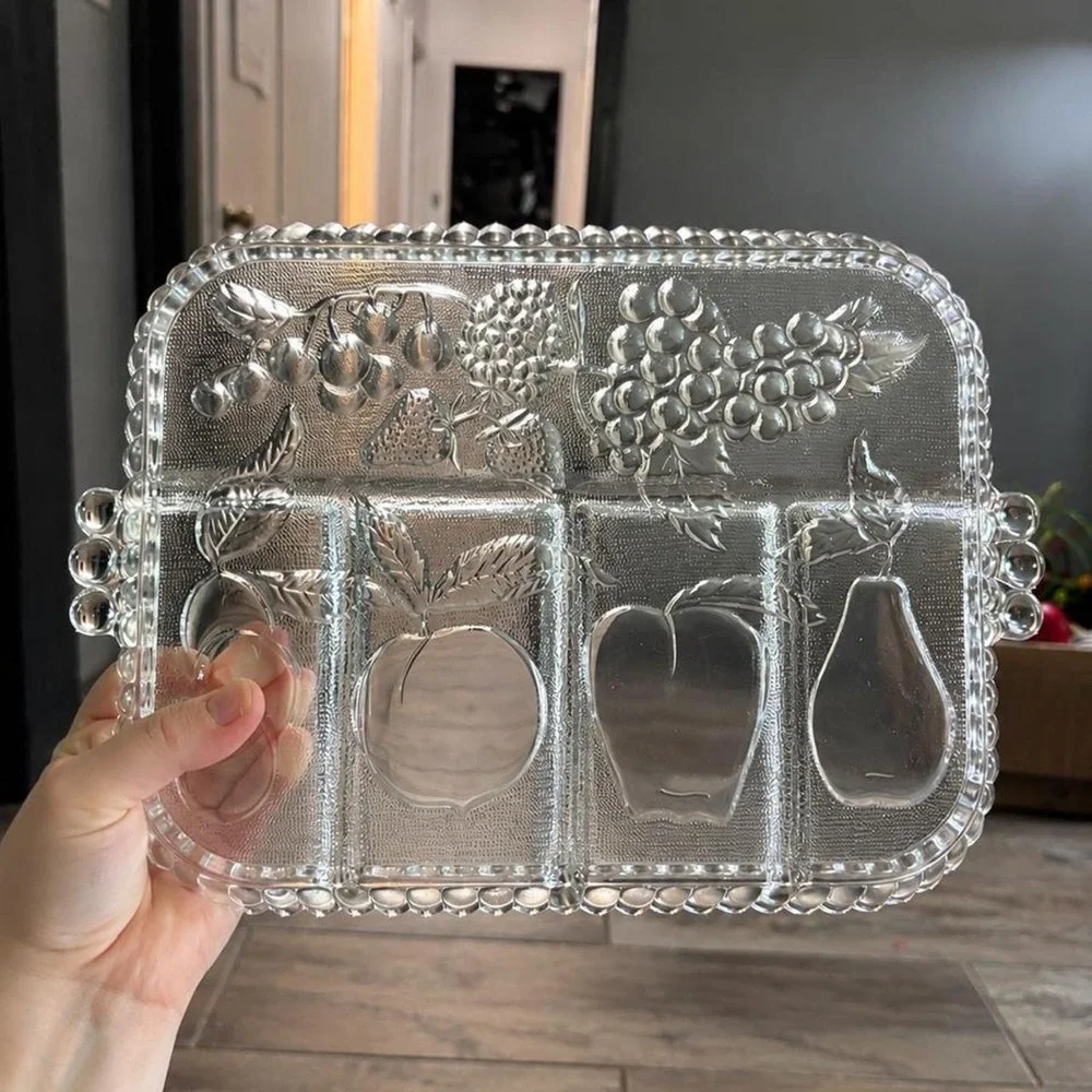 Indiana Glass relish tray
